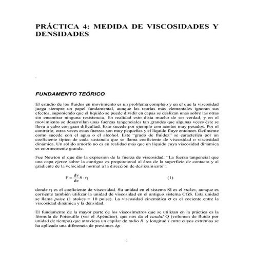 Viscosimetro ostwald