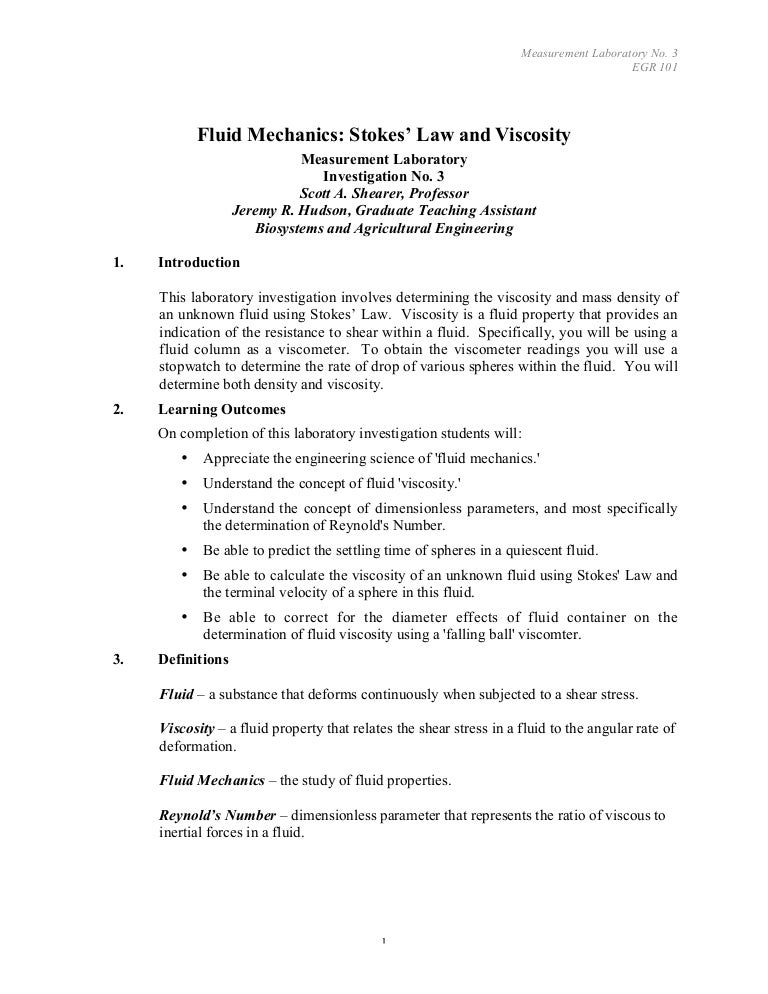 Stoke's law apparatus image