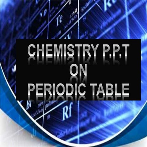 ELEMENTS AND ITS  PROPERTIES