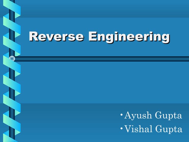 reverse engineering