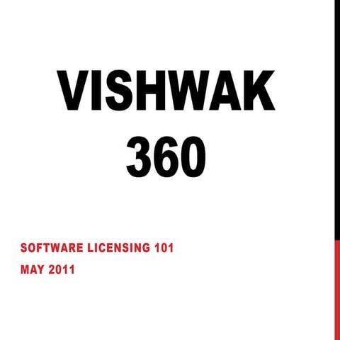 Software Licensing 101