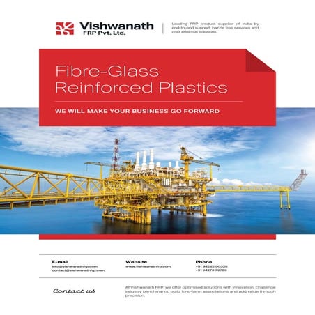 FRP GRATING AND STORAGE TANKS By Vishwanath Fibre - Glass Reinforced Plastics...
