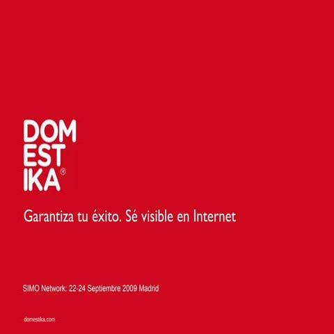 Visibilidad web simo network 2009