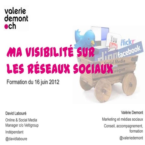 Formation "Ma visibilité sur les réseaux sociaux" du 16 juin 2012