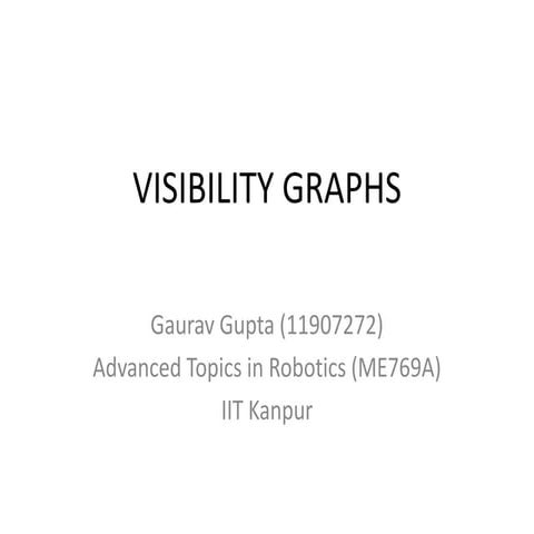 Visibility Graphs Pptx
