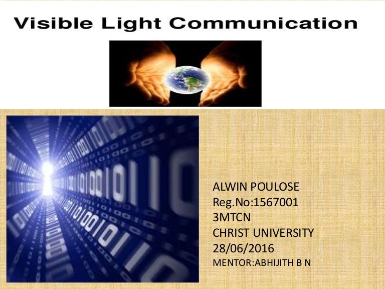 Visible light communication