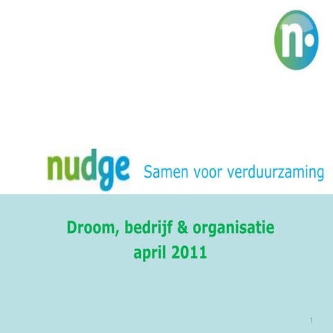 Duurzame Waardekaart Stichting De Kleine Aarde (2 Mb) | PPT