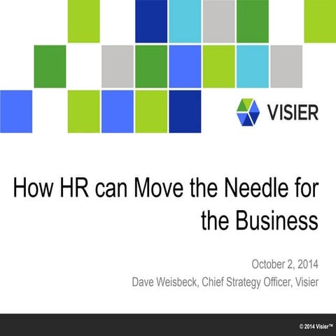 How HR Can Move the Needle for the Business