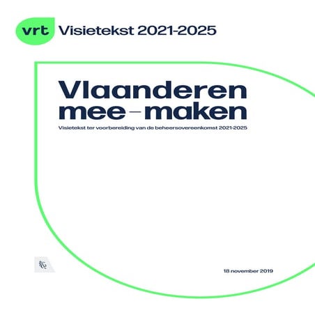 Visietekst VRT 2021 - 2025