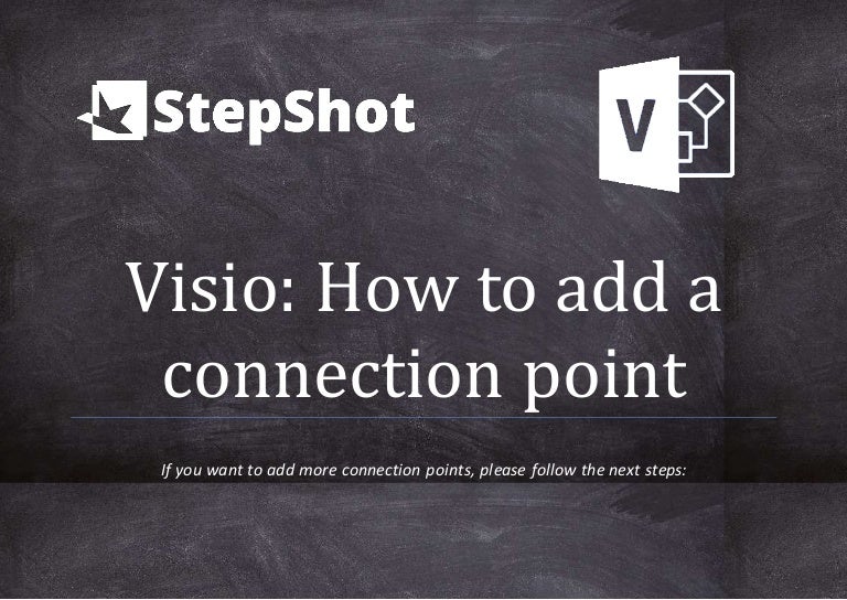 Visio how to add a connection point