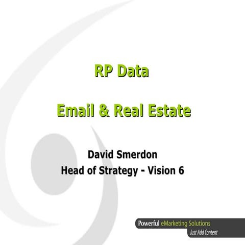 Email & Real Estate