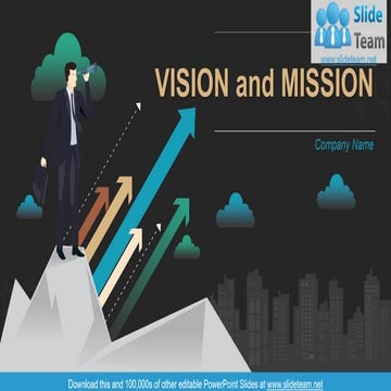 Vision And Mission PowerPoint Presentation Slides