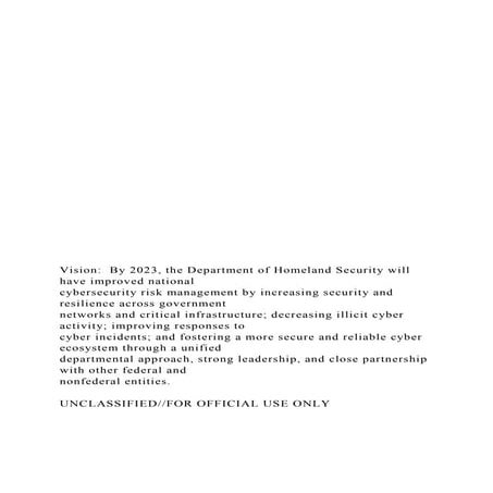 Vision  By 2023, the Departme.docx