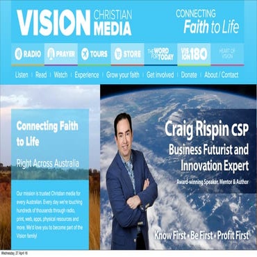 Vision Christian Media Board 23 April 2016