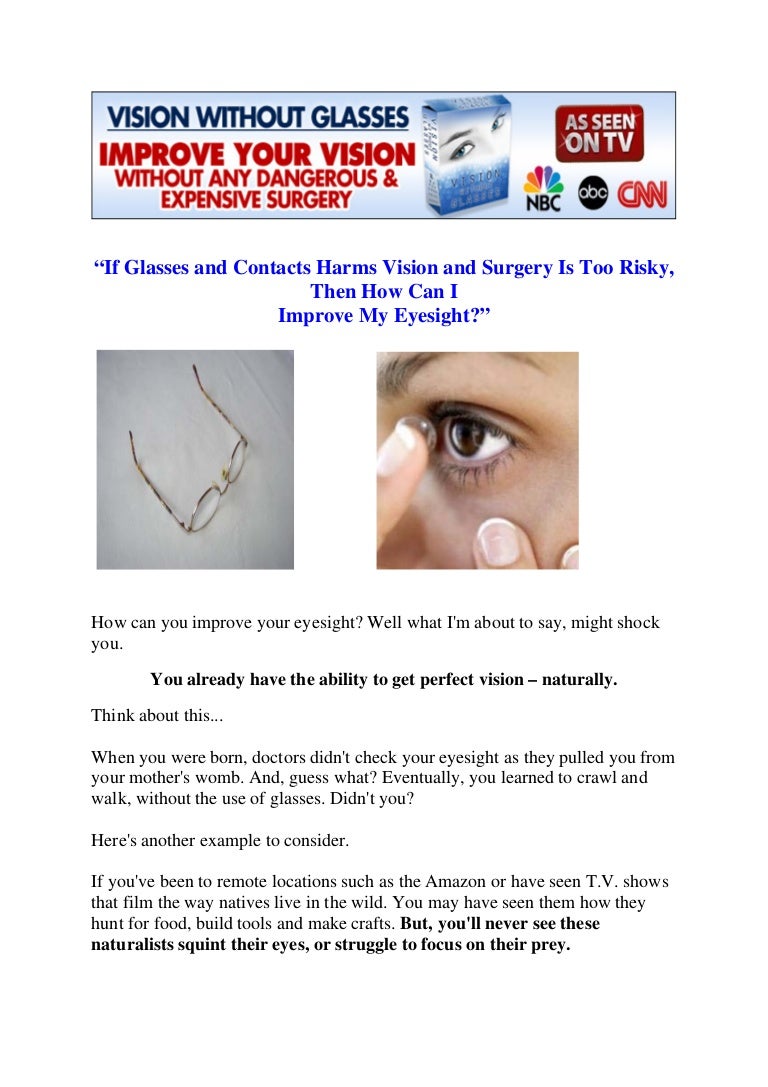 See clearly Can see clearly ican see clearly now Eyesight corre…