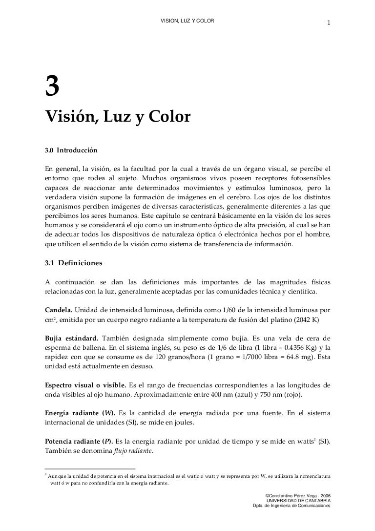 Vision Luz Y Color