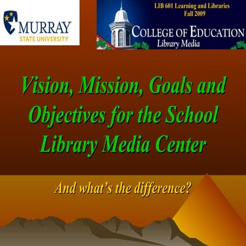 Vision missiongoalsobjectives