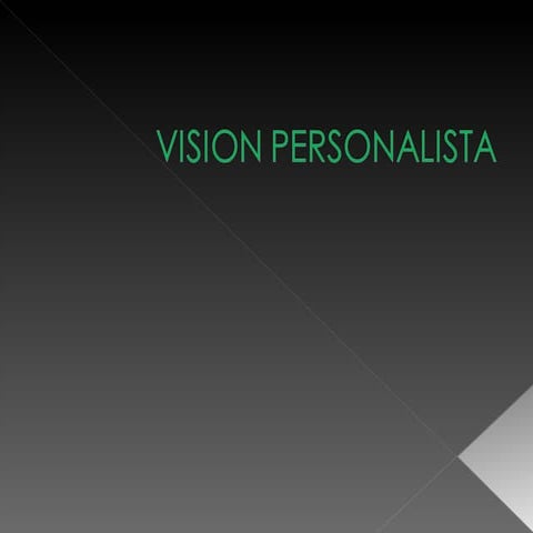 Vision personalista