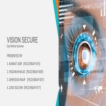 Vision Secure - Retina Eye Scanner instead of biometric | PDF