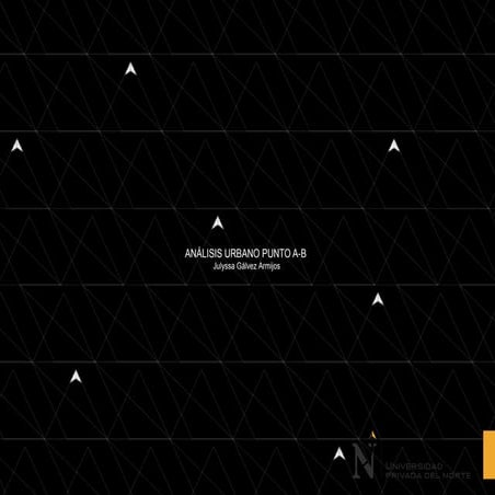 ANÁLISIS URBANO PUNTO A-B (callao)