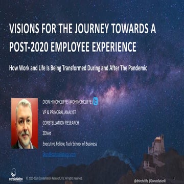 Visions for the Journey Towards a Post-2020 Employee Experience | IOM Summit ...