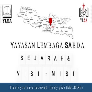 Sejarah, Visi, dan Misi YLSA