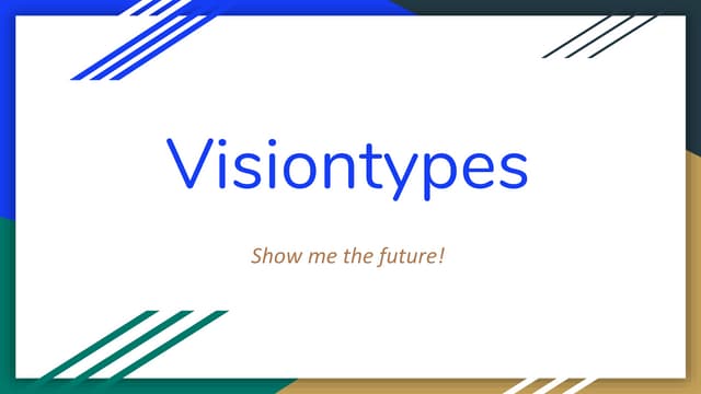 Visiontyping - Show me the future!