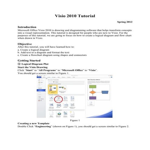 Visio tutorial 2013