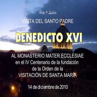 Visita Benedicto XVI-2010