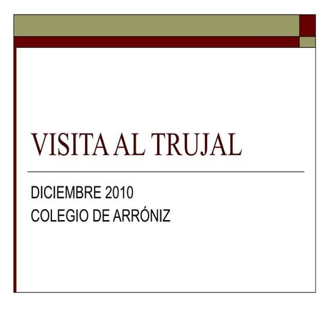 Visita al trujal