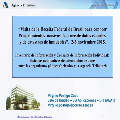 Inventario de Información y Consulta de Información Individual: Sistemas auto...