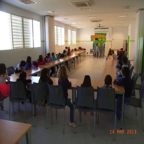 Visita del ceip saint sylvain d´anjou alumnos de infantil de 4 y 5 años