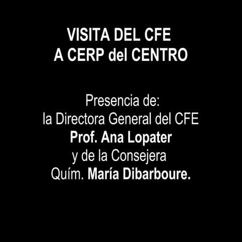 Visita del Consejo CFE a CeRP Centro