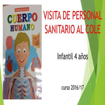 Visita de personal sanitario. Infantil CEIP CARRASCO ALCALDE (Herencia)