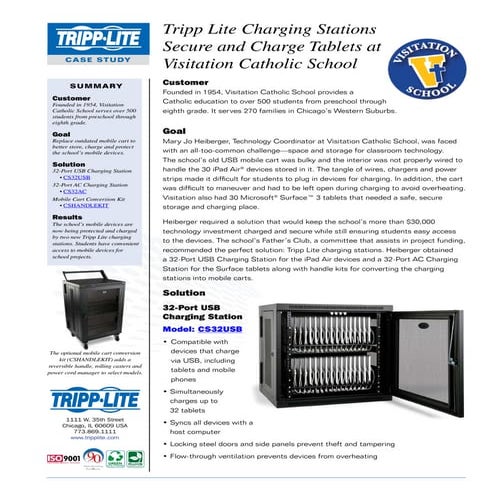 Charging Stations Protect & Organize Tablets - case study