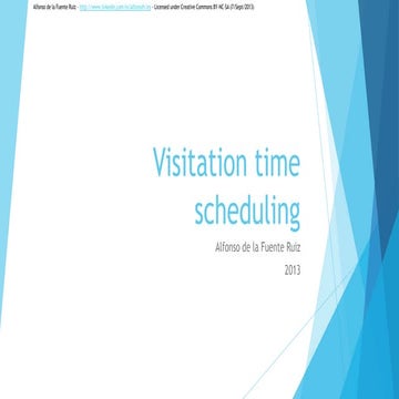 Visitation time scheduling