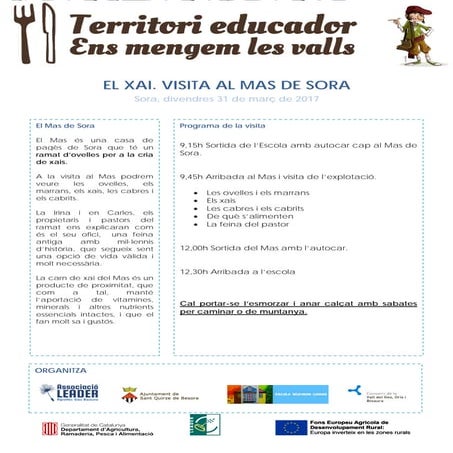 Visita xai segimon_comas TERRITORI EDUCADOR