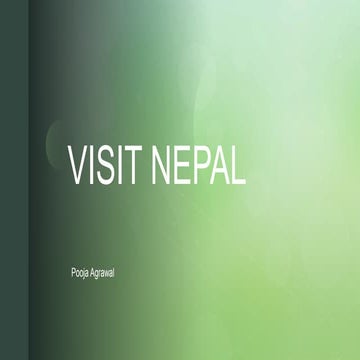 Visit nepal