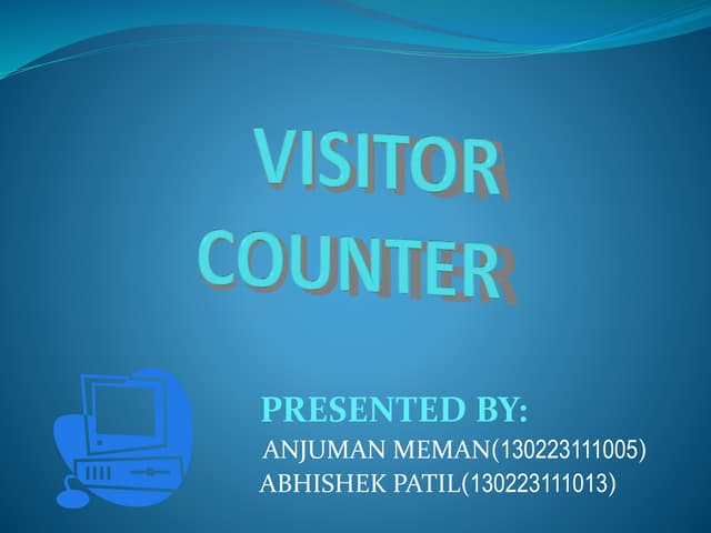 Visitor counter