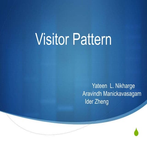 Visitor Pattern