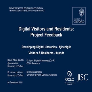 Digital Visitors and Residents: Pro...