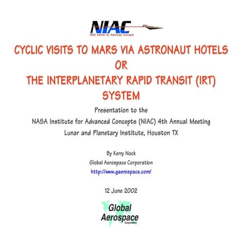 ACCESS Mars project final presentation | PPT