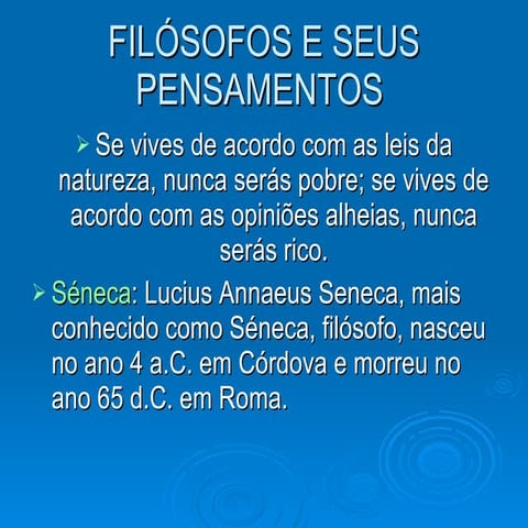 VisãO Geral da Filosofia