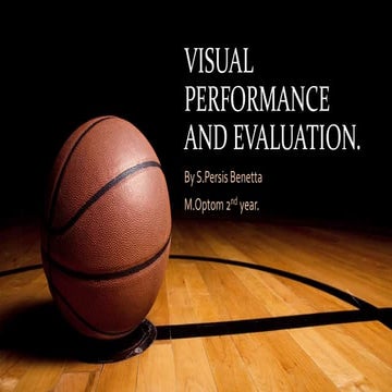 Visual performance evaluation
