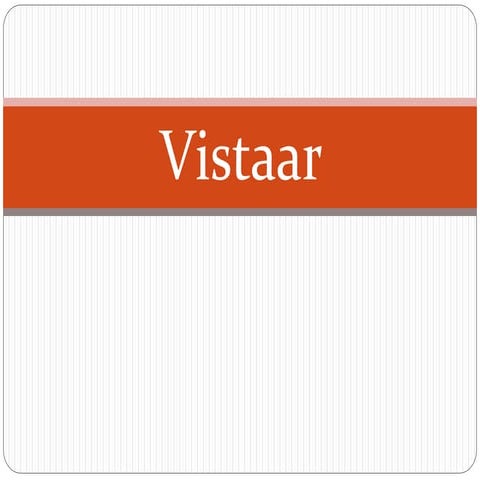 Vistaar Updates