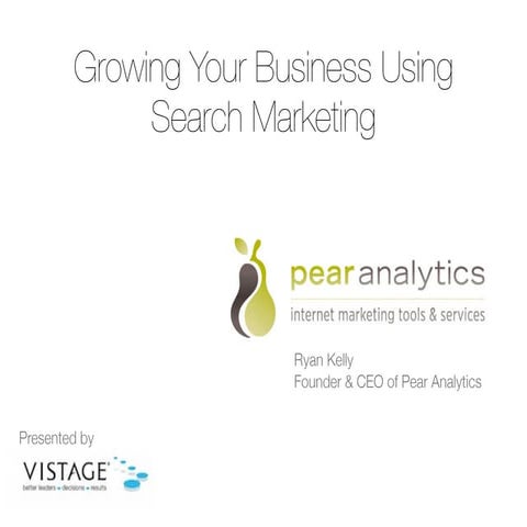 Vistage SEO presentation