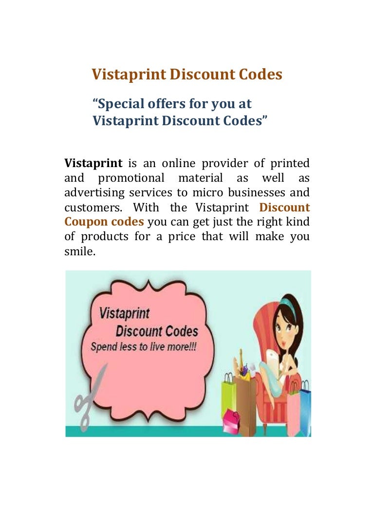 Vistaprint discount codes