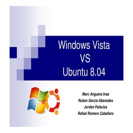 Windows Vista Vs. Ubuntu 8.04