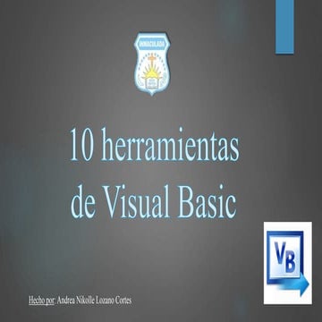 10 Herramientas Visual Basic 