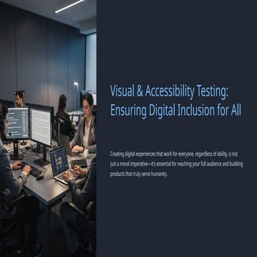 Visual & Accessibility Testing in Playwright | PPTX